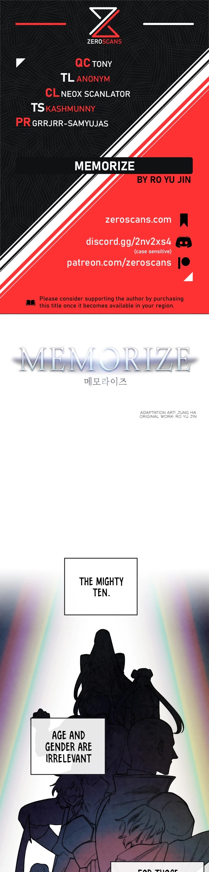 Read MEMORIZE Manga Online